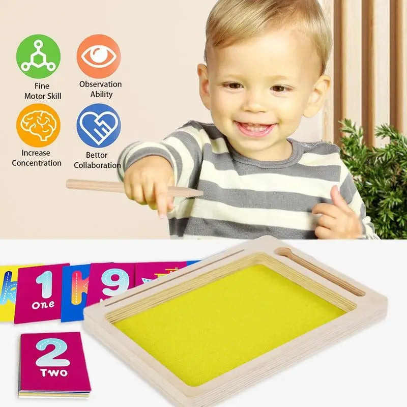 Juguete tablet de arena Montessori